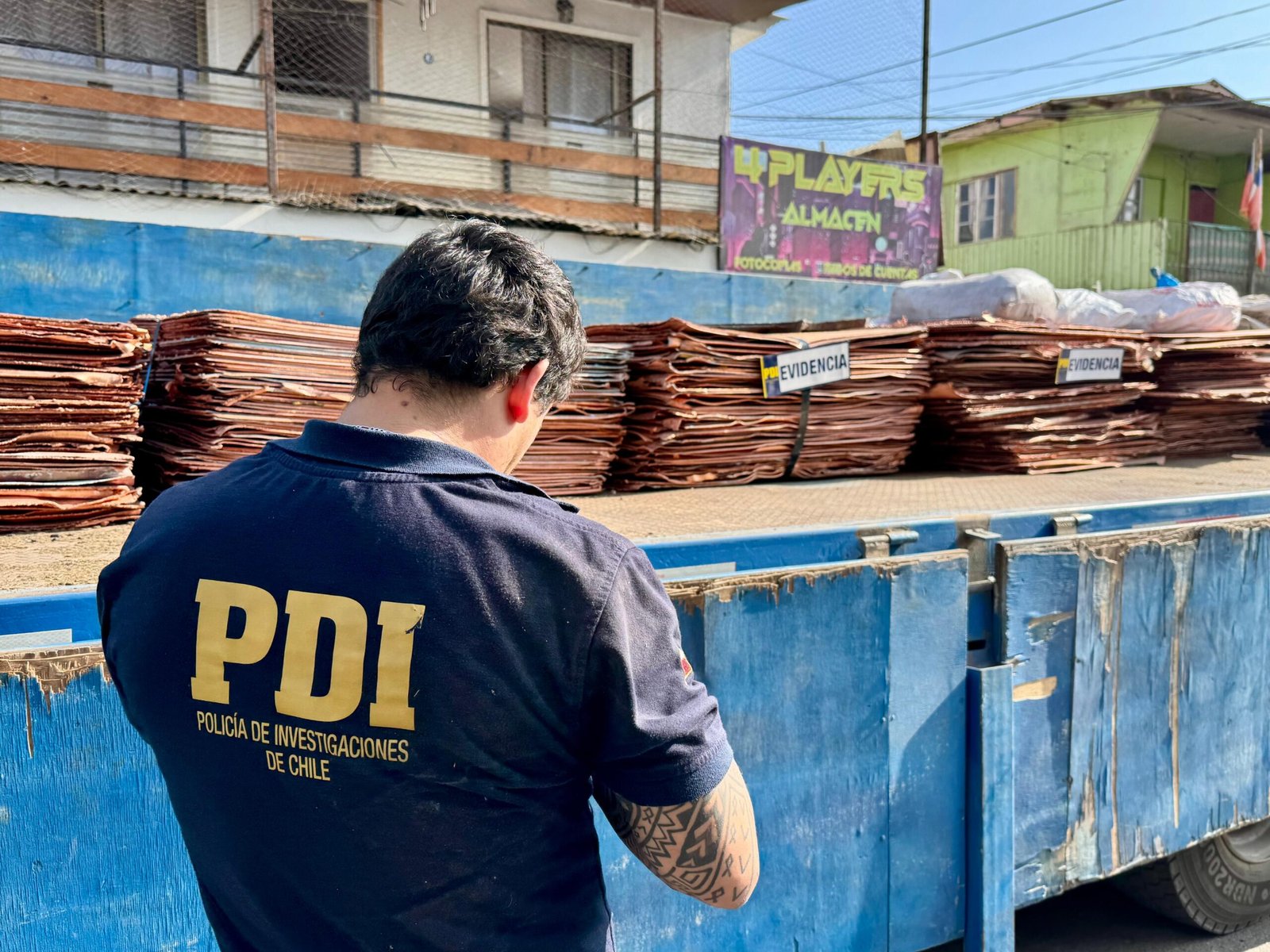 Incautan camión con 18 toneladas de cobre robado que iba a ser trasladado hacia Perú