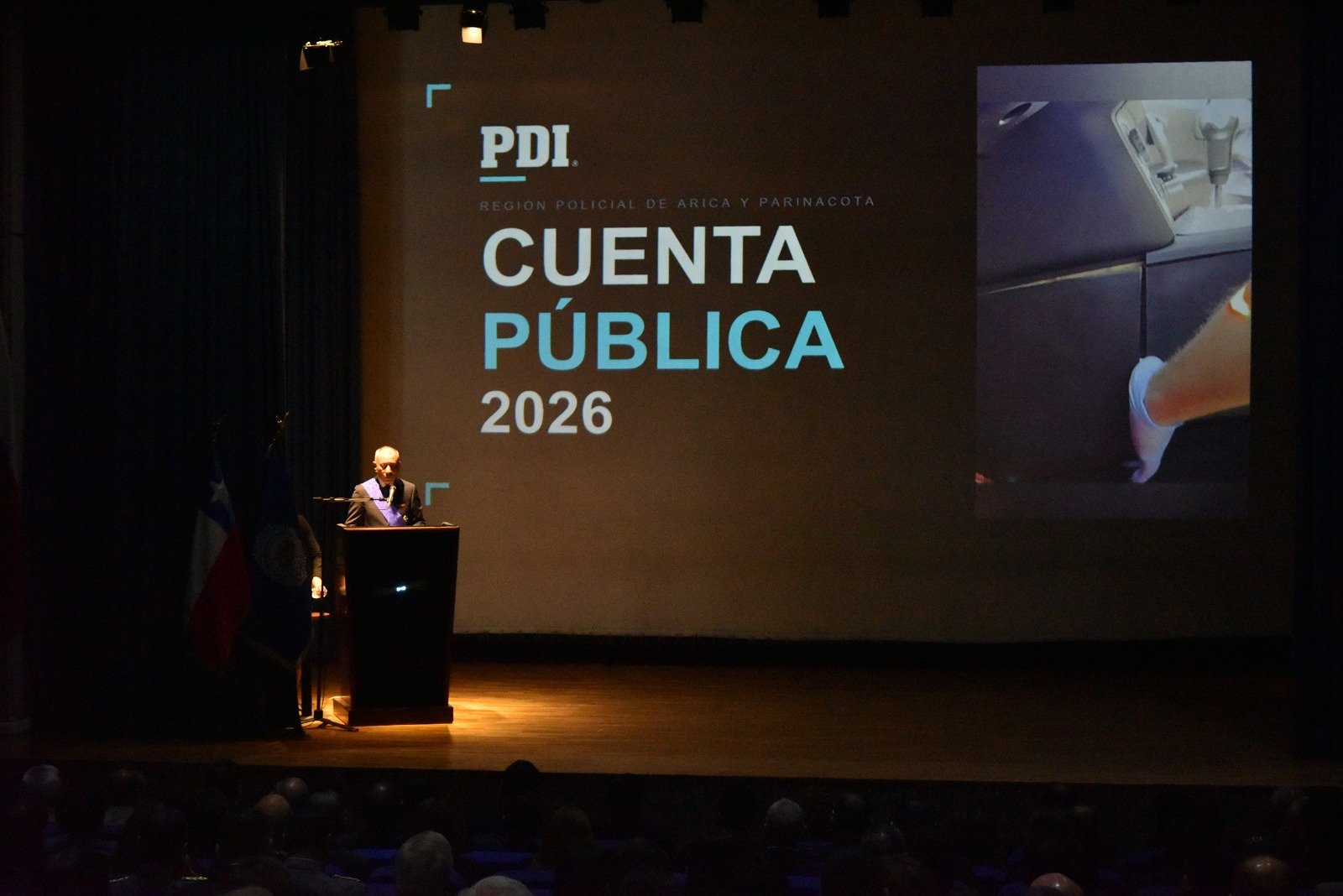 Cuenta Pública PDI Arica y Parinacota: más de 130 operativos, 3.600 fiscalizados y 1.000 kilos de droga incautada durante 2025